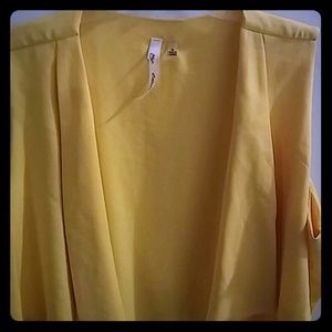NY Collection Chevron Yellow Jacket